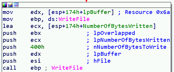 sub_401BA0 - Merge resource - Step 1